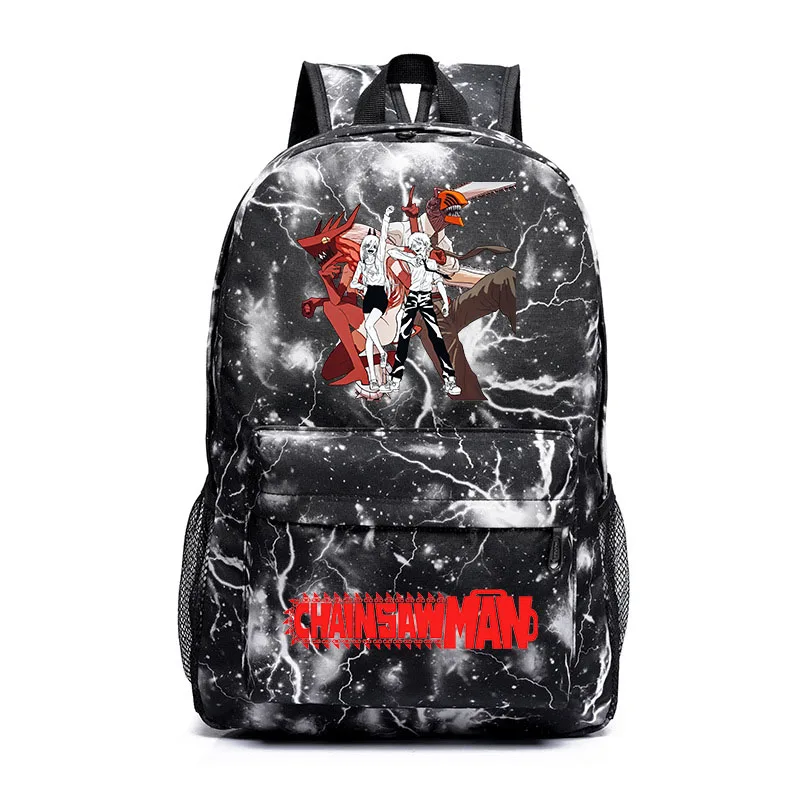 

Chainsaw Man Children's Backpack Animated Printing Bag Boys Girls Bags Various Colors Teen Student School Bag Casual Bag