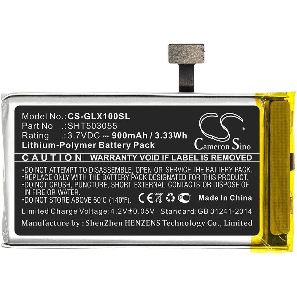 

Аккумулятор Cameron Sino 900mA для Golf Buddy DSC-VTX-100, VTX SHT503055