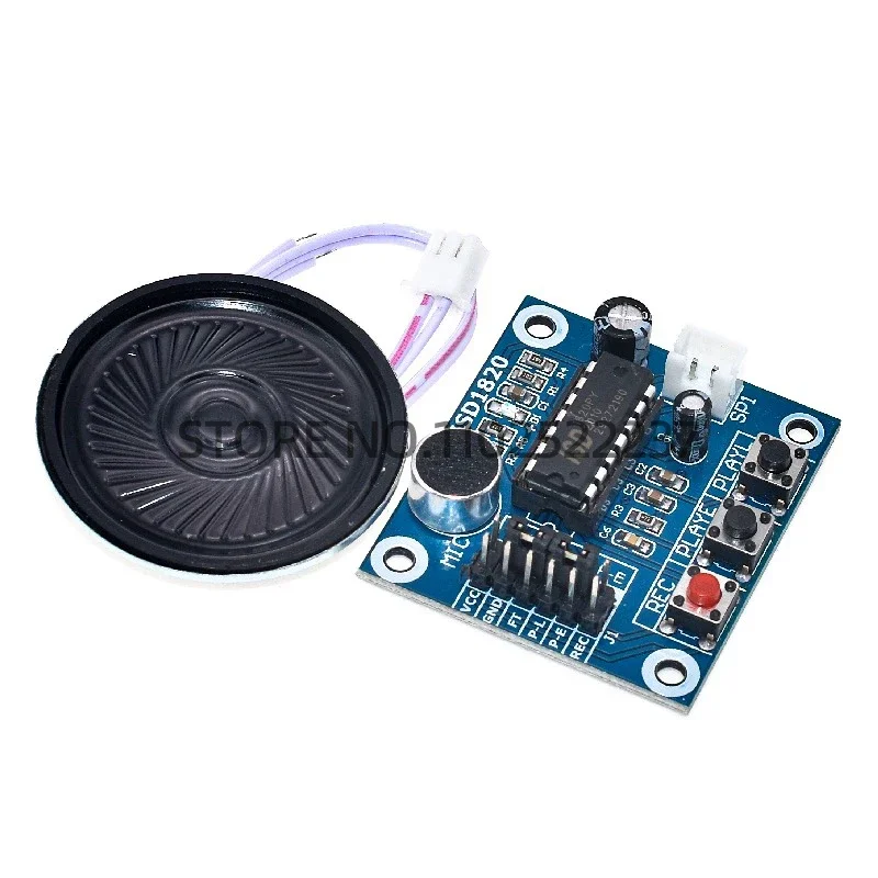 ISD1820 Recording voice module Voice and playing Board With microphone to provide 0.5W speakers