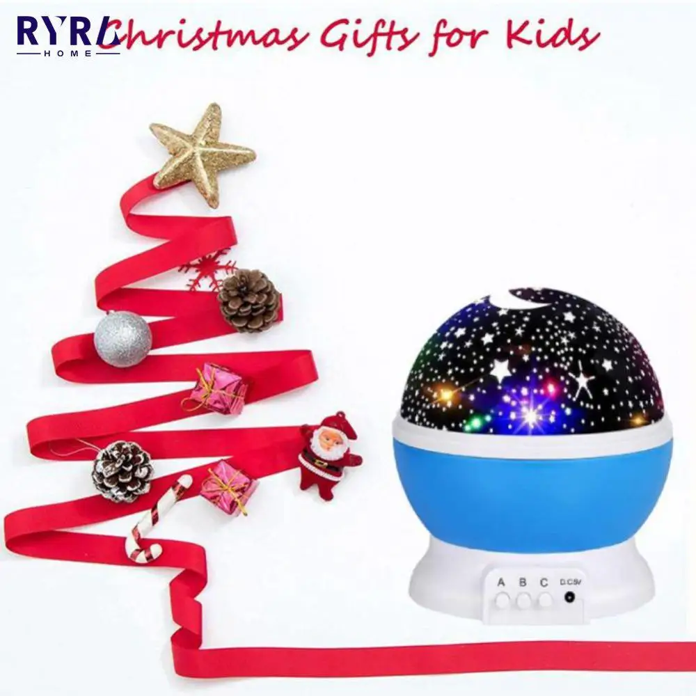 

Galaxy Night Lamps Starlight Starry Projector Night Light Rotating Sky Moon Projection Lamp Christmas Lights For Child Kids Gift