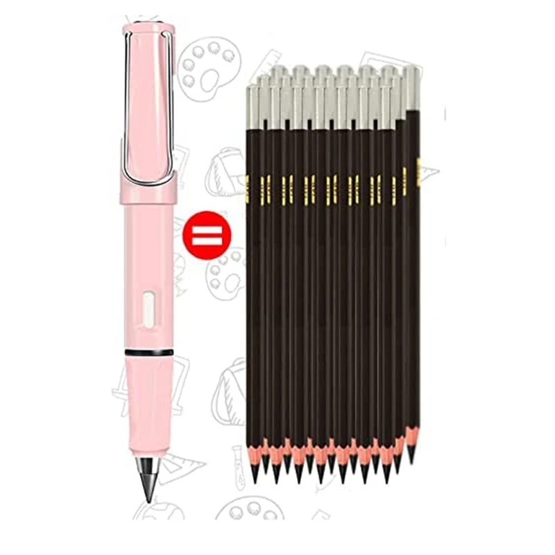 8 шт. карандаши без чернил вечная со сменной головкой портативный долговечный