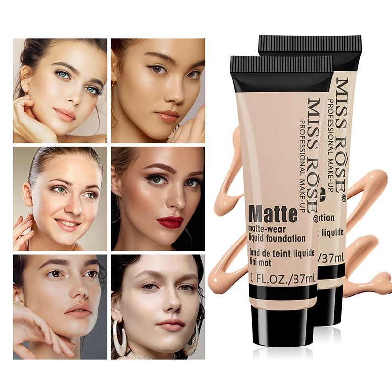 

New 10Colors Sexy Primer Cream Base Makeup Matte Liquid Foundation Face Concealer Long-lasting Full Cover Facial Cosmetic Makeup
