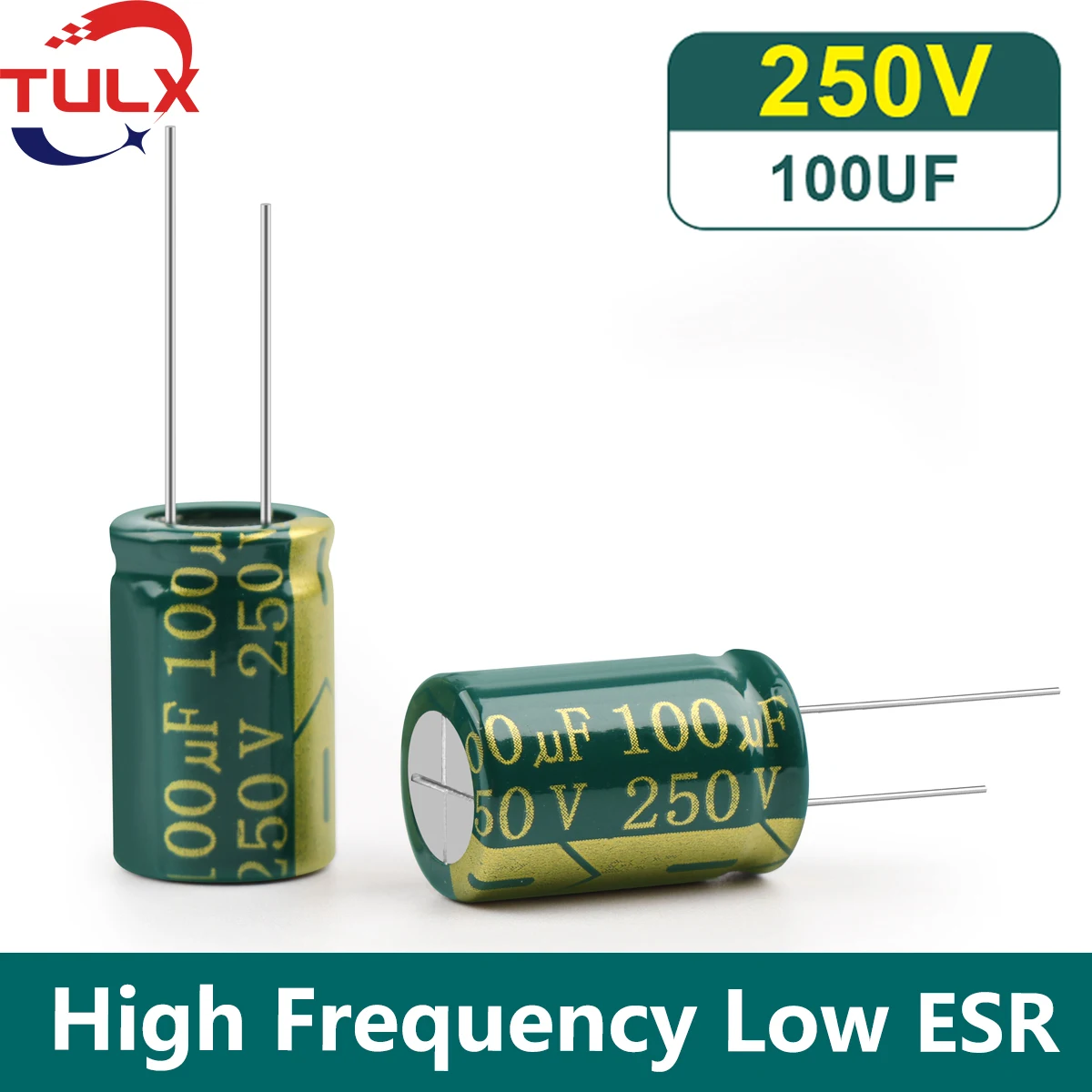 

20Pcs Aluminum Electrolytic Capacitor High Frequency Low ESR 250V100UF 250V22UF 250V33UF Low Resistance