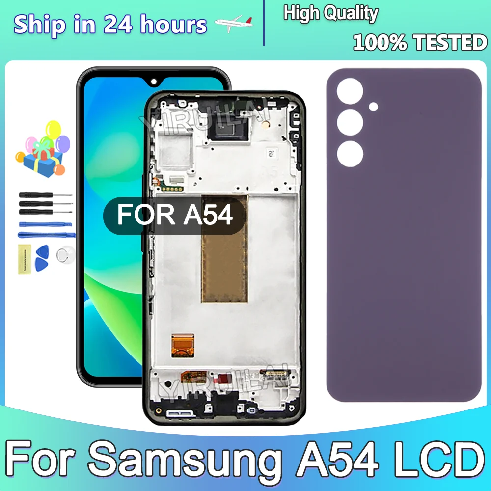 6 4 ''TFT для Samsung A54 5G A546B ЖК-дисплей с цифровым преобразователем сенсорного