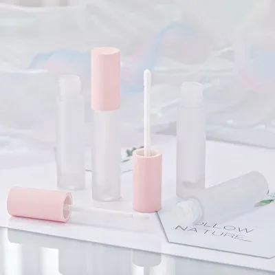 20/50 шт. розовый 5 мл пустой тюбик для губной помады бальзам губ мягкий макияжа