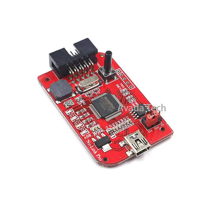 

ARM Emulator Downloader Nuvoton Microcontroller Cortex-M Nu-Link Pro Double Buffer Interface Offline Voice Prompt 1Pcs
