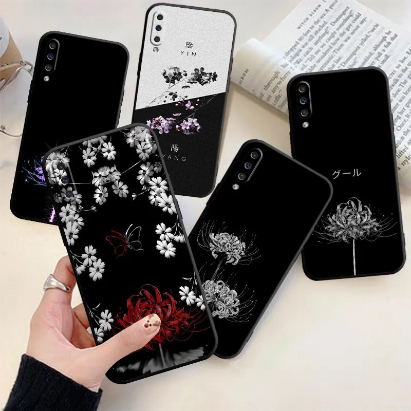 

Equinox Flower Phone Case For Samsung Galaxy A03 S A10 E S A12 A14 A20S A21S A22 5G A23 A30 A31 A32 A33 A42 5G TPU Cover Coque