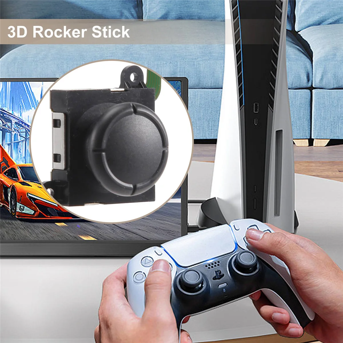 10 шт. сменный 3D аналоговый рокер Joy Stick для контроллера NS геймпад Joycon Game Pad