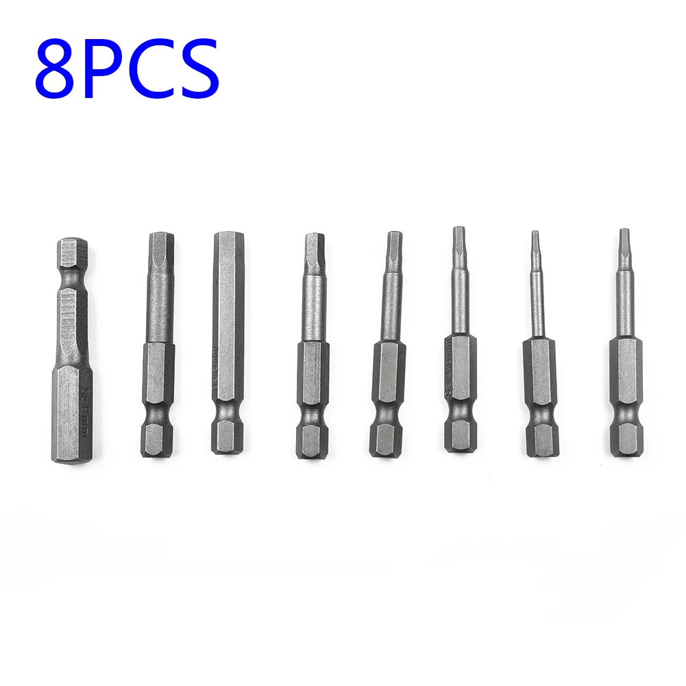 

8PCS Hex Head Bit Set Quick Change Connect Magnetic Handle 1/4" Hex Shank For Impact Driver Power Drill Electric Screwdrivers