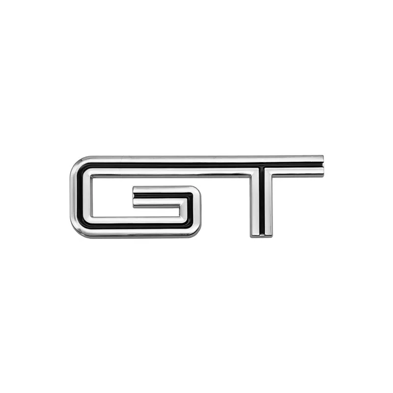 

GT Logo 3D хромированный металлический автомобильный задний багажник логотип наклейка значок наклейка для Ford Mustang Shelby GT500 GT350 аксессуары для стайлинга автомобилей