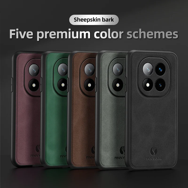 Для Xiaomi Redmi Note 14 Pro Plus Чехол со встроенной магнитной пластиной из искусственной