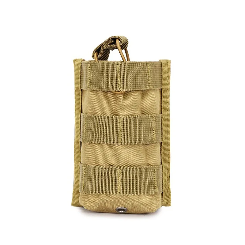 

Tactical Single Connection Interphone Package Battery Bag Pendant Bag Molle Pouches Outdoor Sports Waist Bag Power Bank Case