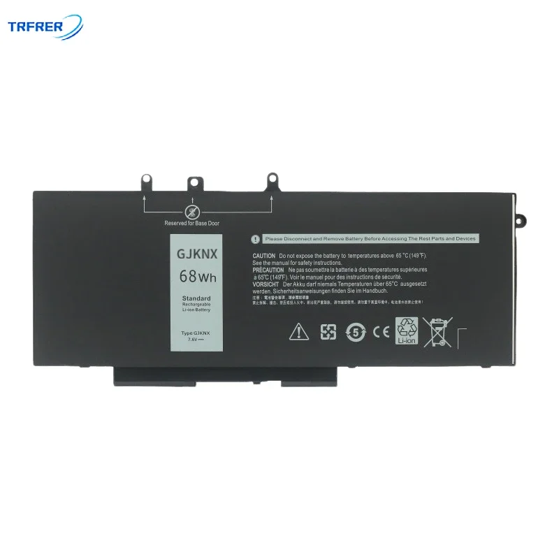 Аккумулятор GJKNX для ноутбука Dell Latitude E5480 5580 5490 5590 Precision M3520 M3530 GD1JP 7 6 V 68WH