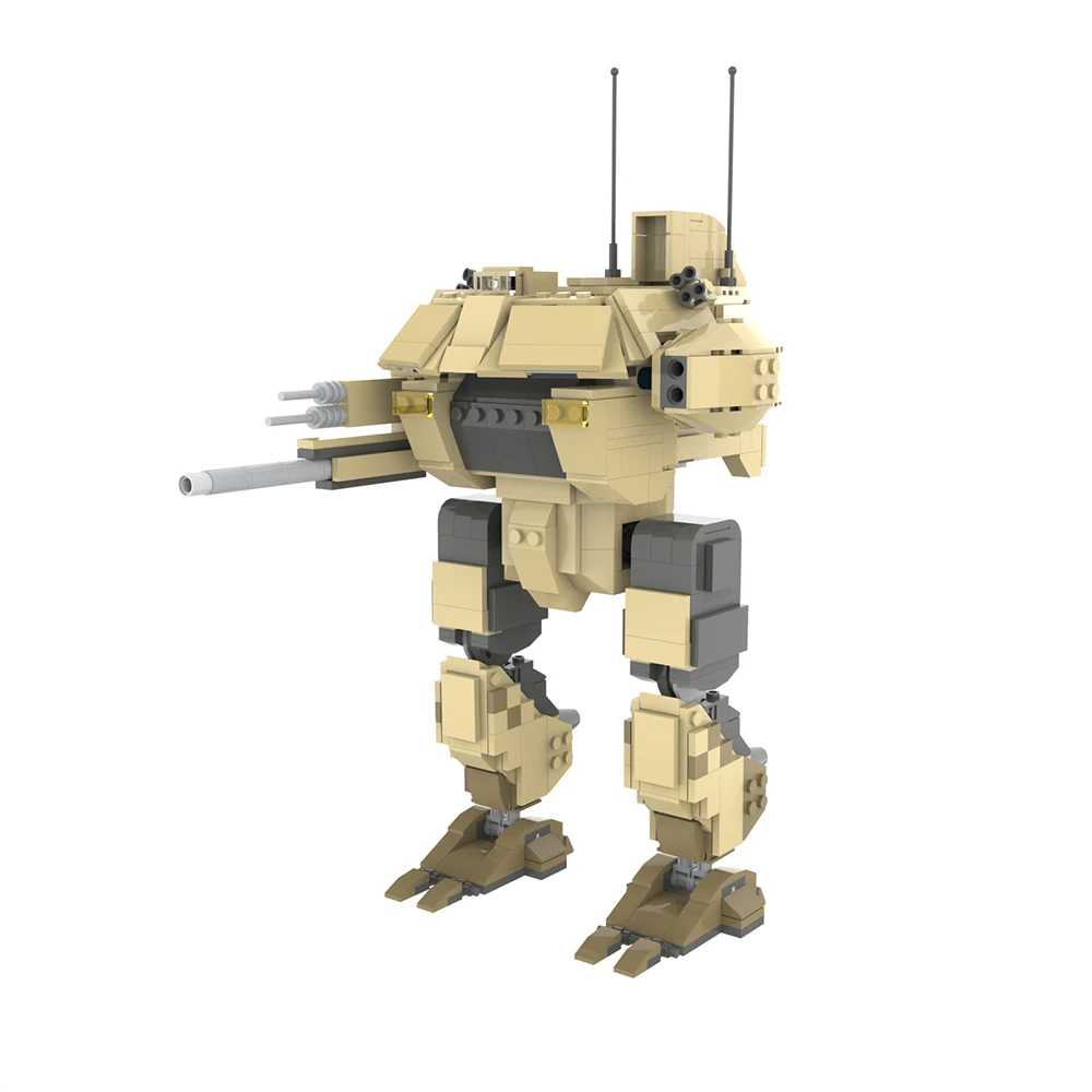 

MOC Desert Combat Walker Mecha Robot GDI Titan MK-1 (V3) Building Blocks Set For Command And Conquer Bricks Toys Children Gifts