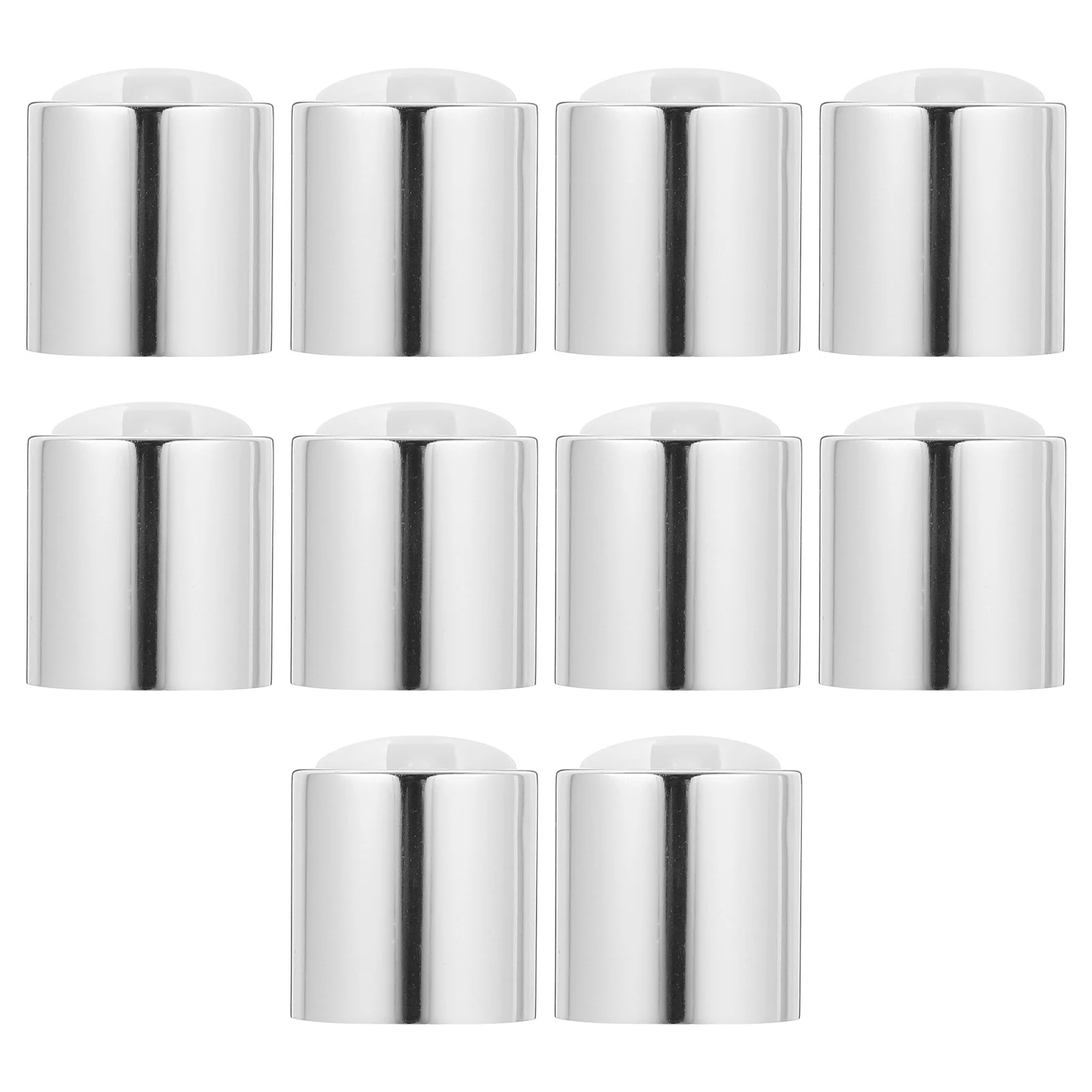

10 Pcs Plastic Bottle Cap Lotion Pressing Cover Body Caps Emulsion Lid Jar