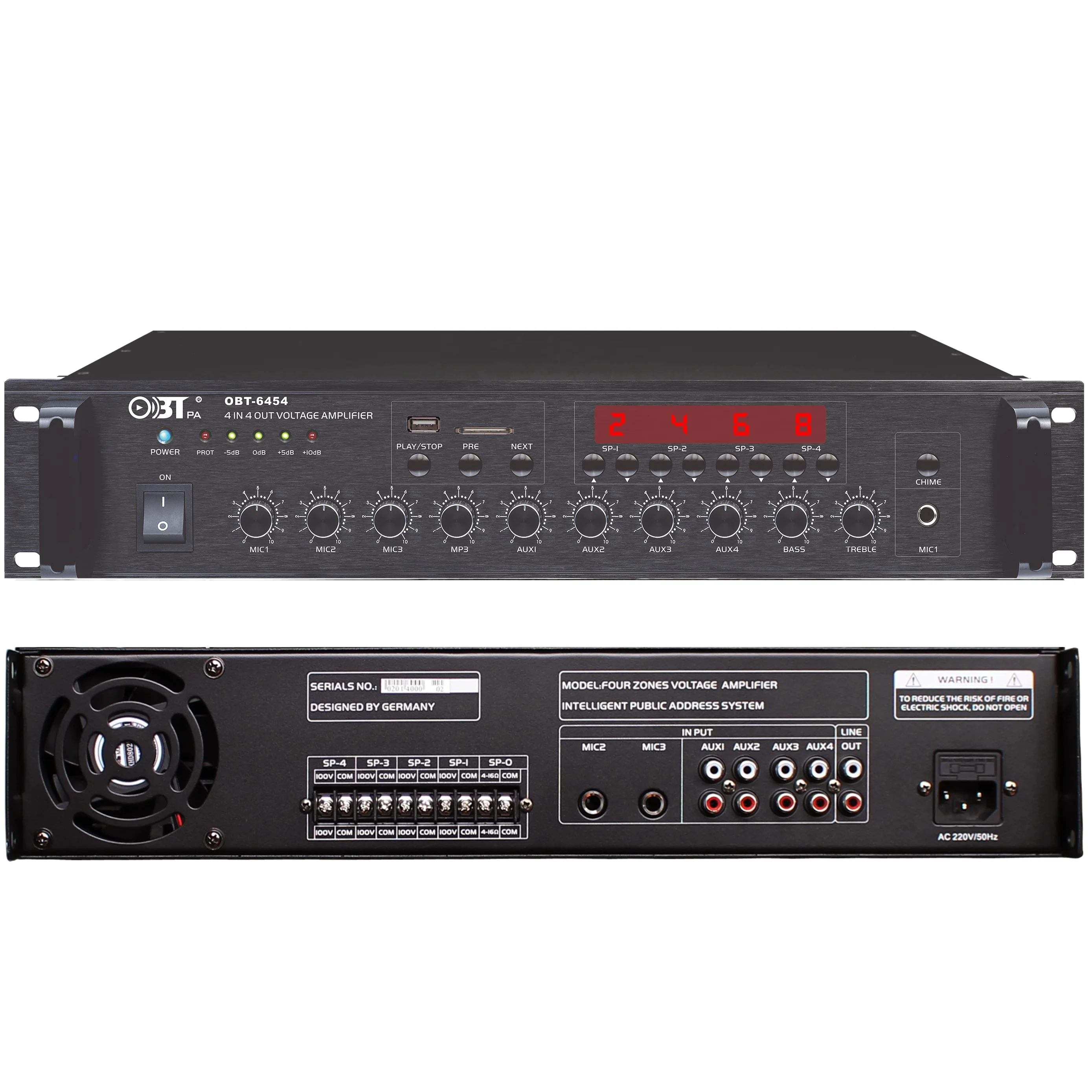 

Obt Mono Block Integrated Pa Amplifier 350w Kit Audio Public Address Amplifier Power Mixer Amplifier