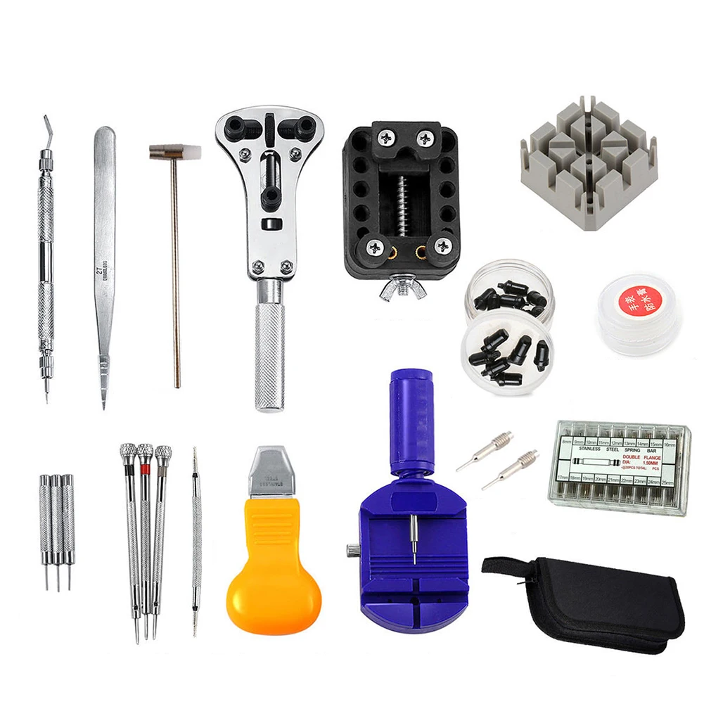 

380pcs Watch Case Opener Band Link Pin Remover Screwdrivers Spring Tool