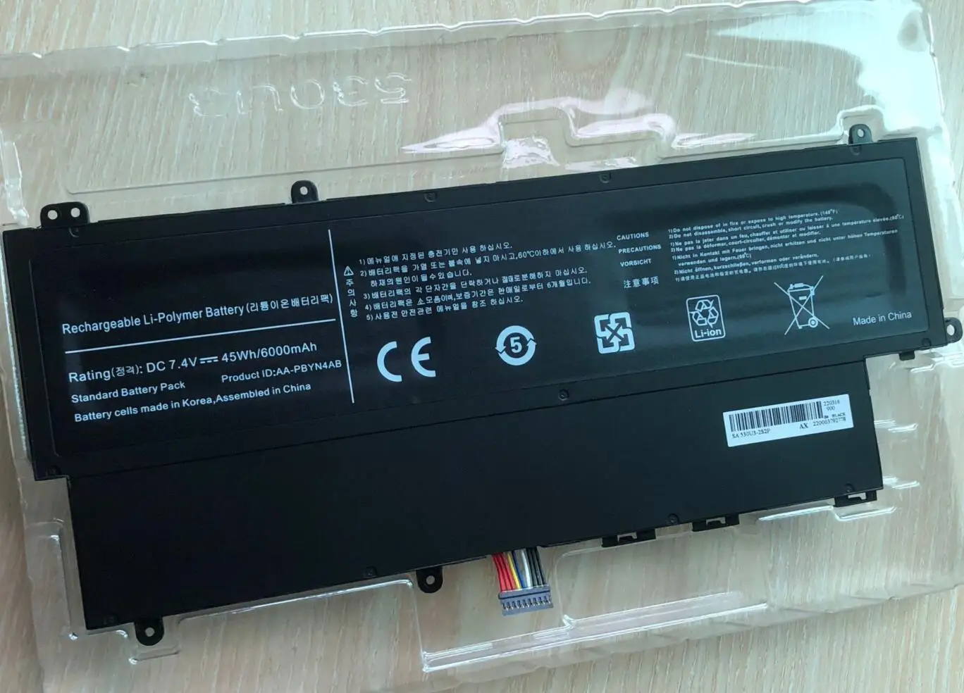 AA-PBYN4AB PLWN4AB Аккумулятор для ноутбука Samsung 530U3B 530U3C 532U3X 535U3C 540U3C NP530U3C NP535U3C NP540U3C |