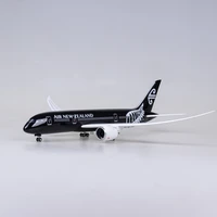 1160 scale 47cm b787 newzealand aircraft airlines model with light and wheel diecast resin airplane collection display toy