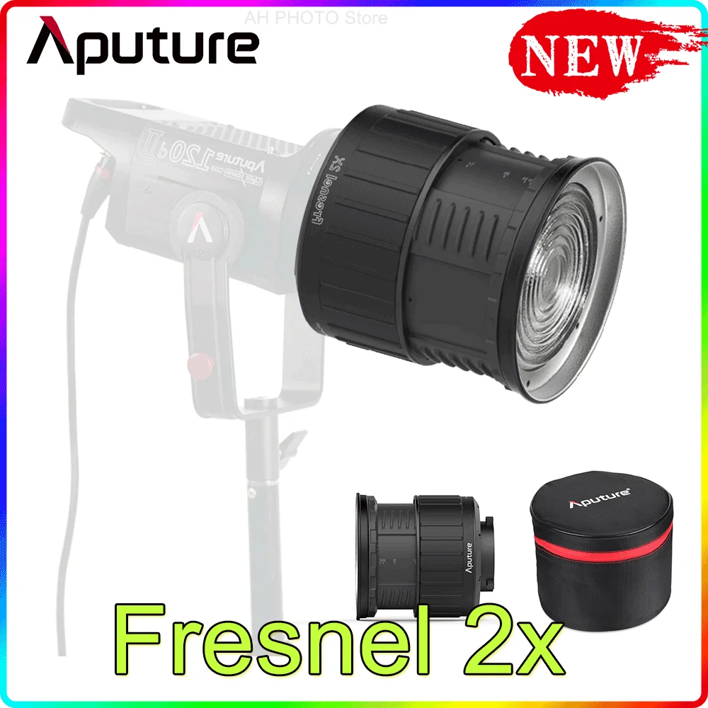 

Aputure Fresnel 2x Bowen-S Mount Light A Multi-Functional Light Shaping Tool Shape your Light use for LS C120 C300d Video Light