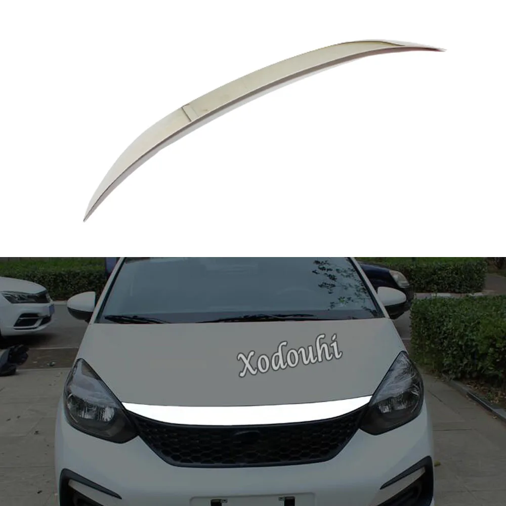

Steel Car Front Hood Upper Frame Cover For Honda Fit Jazz 2020 2021 2022 2023 2024 Decoration Trim Engine Exterior Accessories