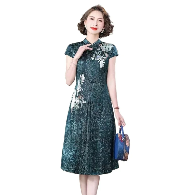 Новинка элегантное модифицированное китайское традиционное платье Ципао в