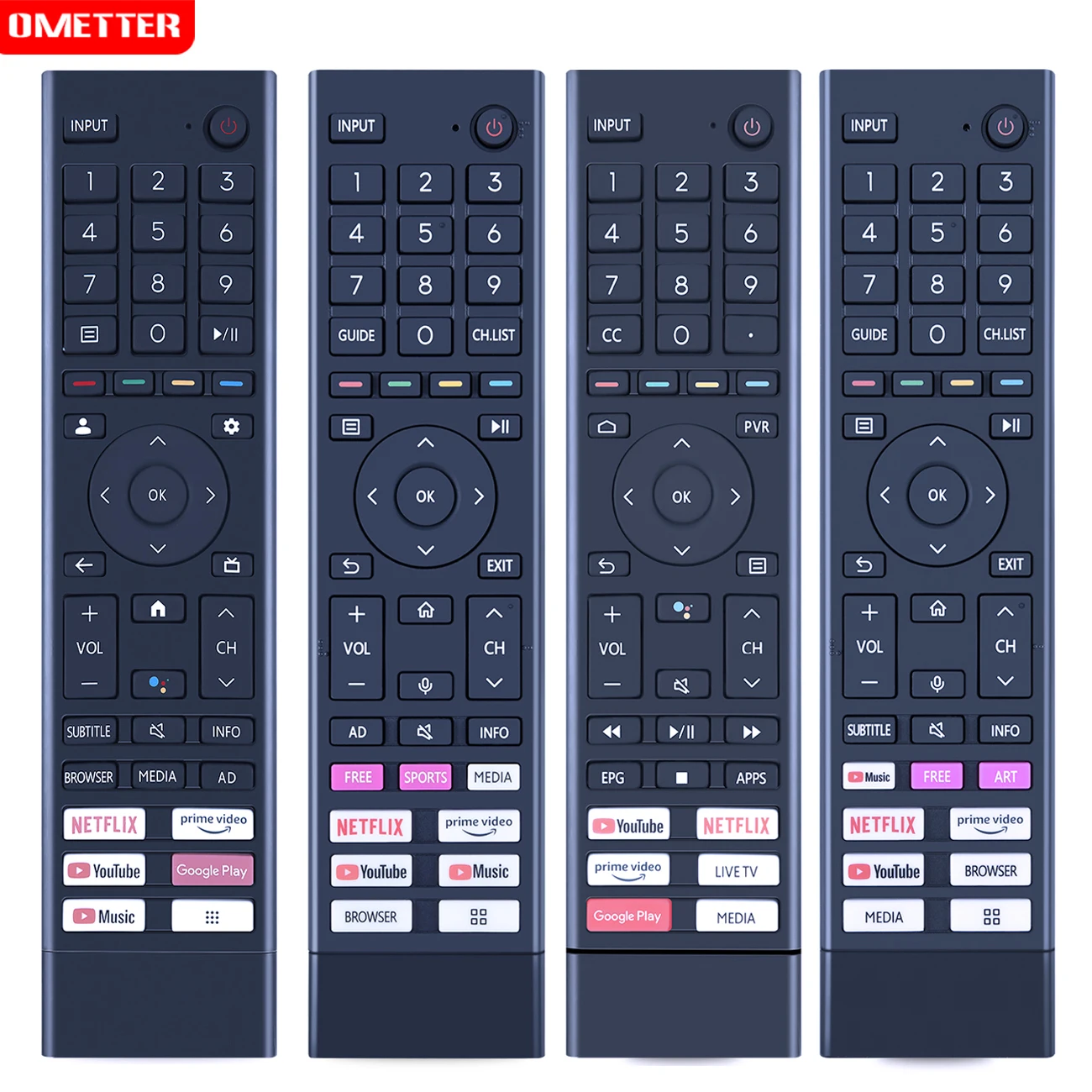 Пульт дистанционного управления для Hisense PANAVOX 4K UHD Smart Google TV