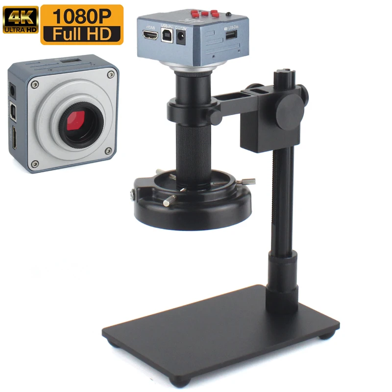 

48MP 4K 1080P HDMI USB Video Microscope Camera 150X Lens Electronic Industrial Digital Microscope for Phone PCB Repair Soldering