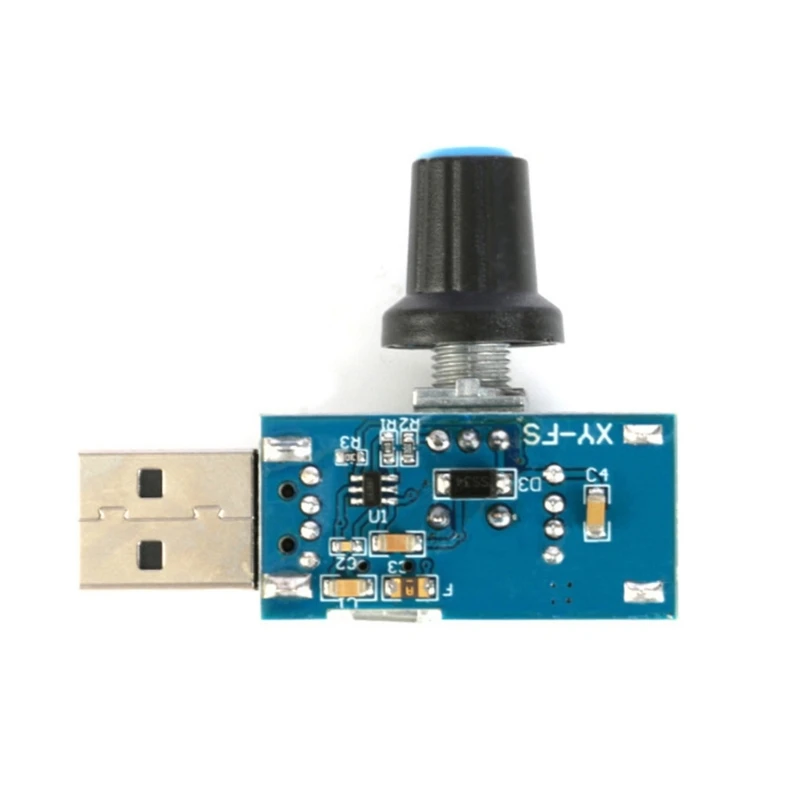 Ручной USB-контроллер скорости вентилятора 4-12 В 5 Вт переключатели управления