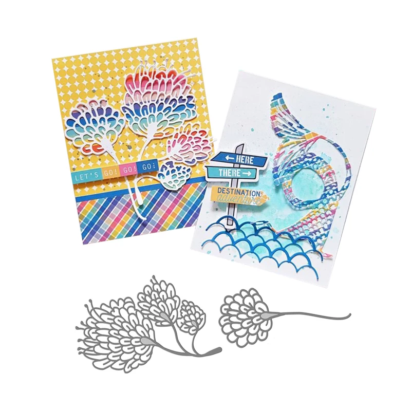 

Underwater World Card Background Metal Cutting Die DIY Scrapbook Paper Album Craft Knife Die Card Embossing Die Brand New 2022