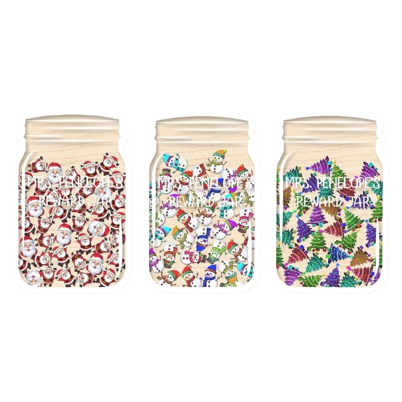 

Chirstmas Reward Jar With Tokens Funny Motivating Incentive Kids Novelty Gifts