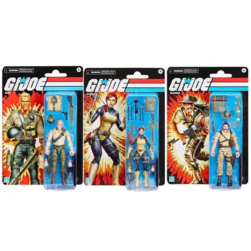 Hasbro GI Joe Classified Series Ретро Cardback Scarlett Duke Recondo Коллекционная 6-дюймовая фигурка игрушки с аксессуарами в подарок (art.: 3920d1ffd129a) - 3920d1ffd129a