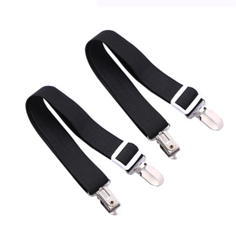 

4Pcs Elastic Bed Sheet Clip Bed Sheet Belt Fastener Mattress Elastic Non-slip Clip Blanket Gripper Home Textiles Organize Gadget