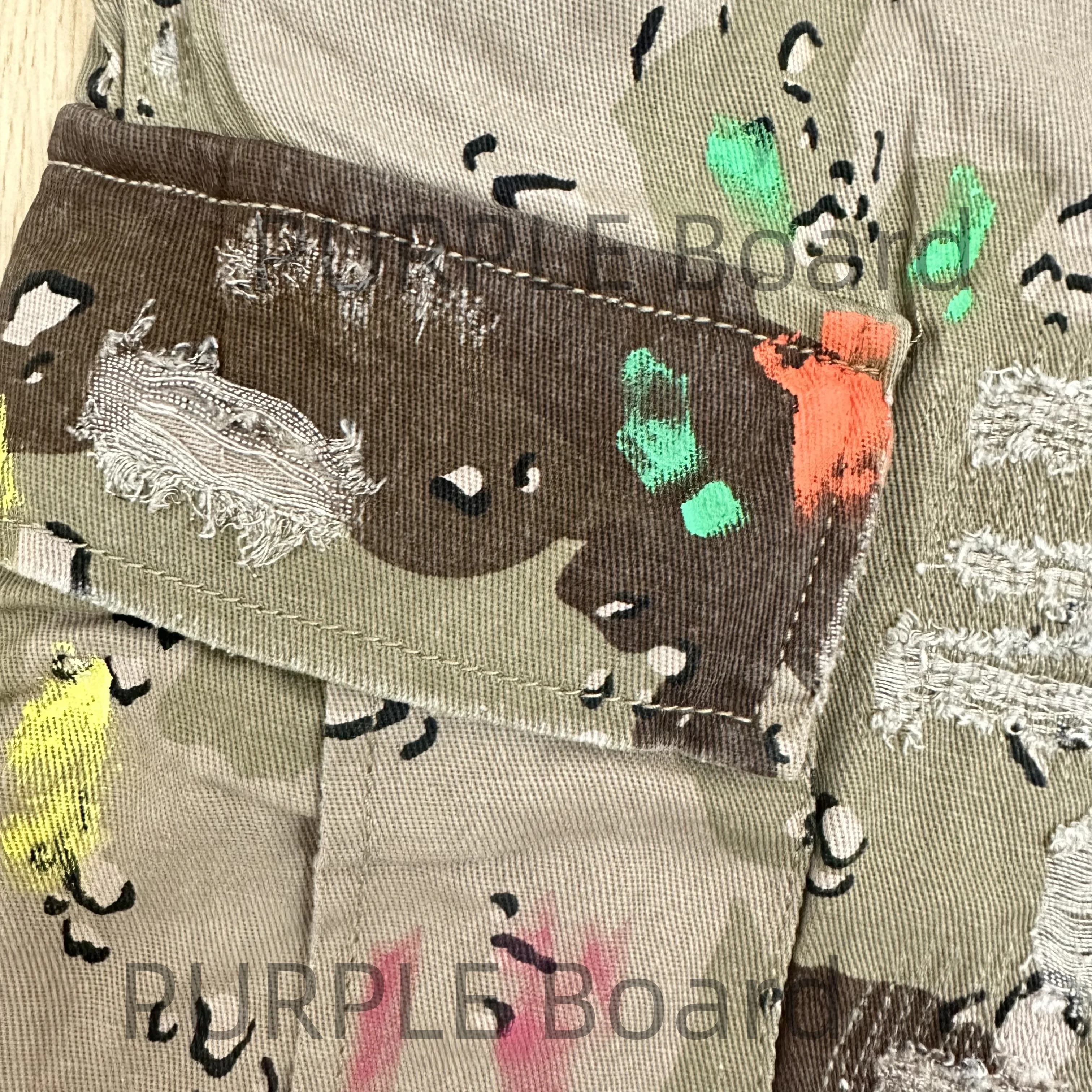 Новые мужские летние камуфляжные шорты цветные кожаные джинсы до колена с