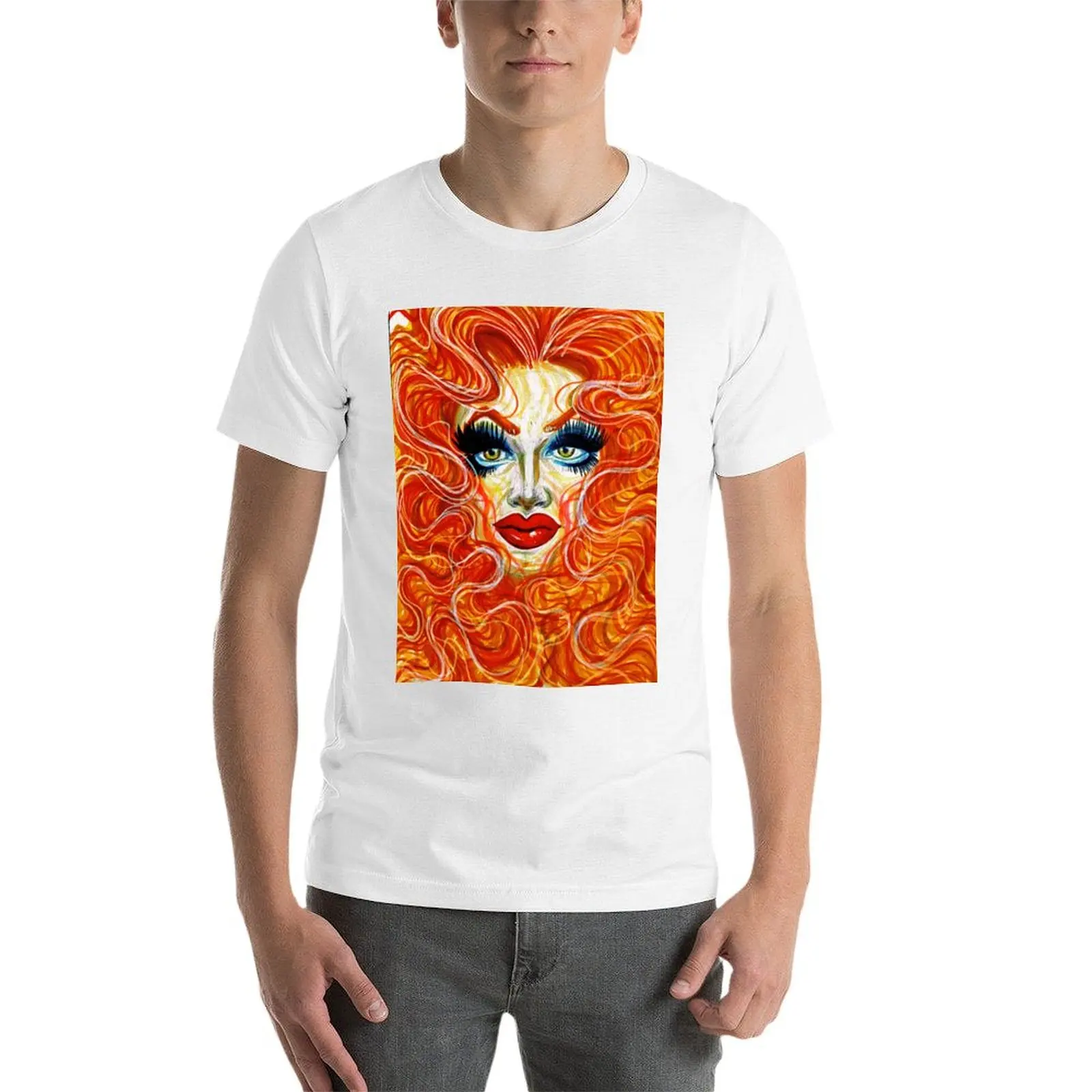 Фото Футболка JINKX MONSOON большого размера с короткими рукавами №3