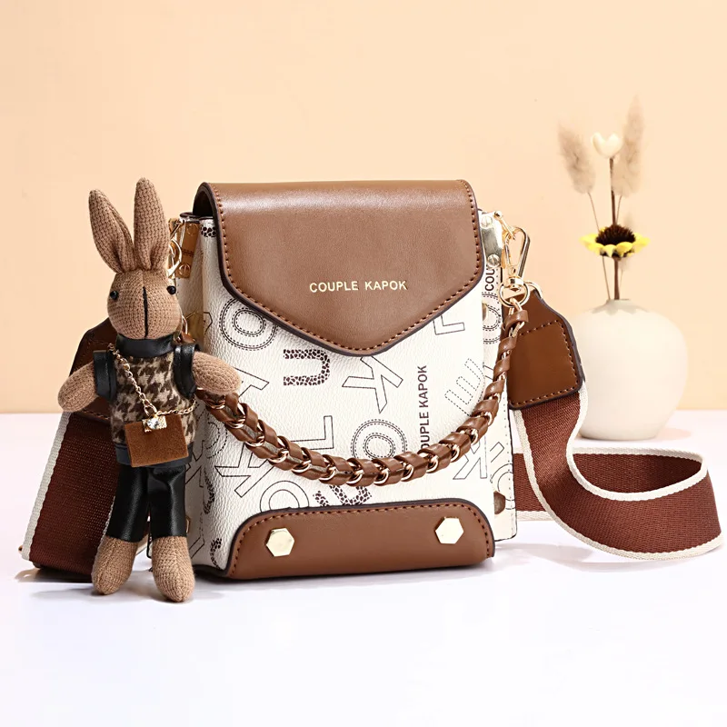 

Summer Popular Phone Bag 2023 Fashion Versatile Women's Crossbody Bag Lady Shoulder Small Square Bag Zipper Wallet Small Tote