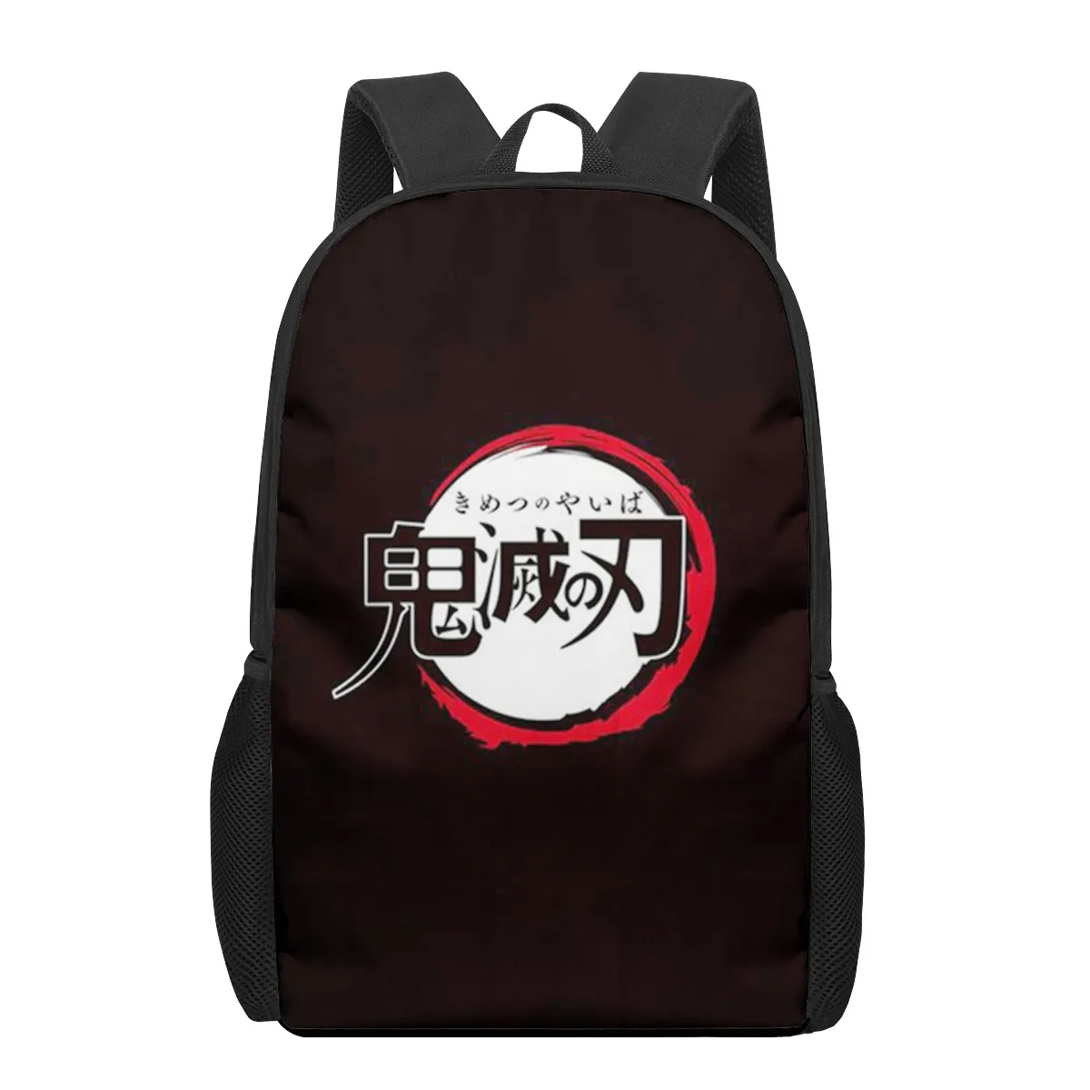 Anime Demon Slayer Kamado Tanjirou Print School Bags for Boys Girls Primary Students Backpacks Kids Book Bag Satchel Back Pack