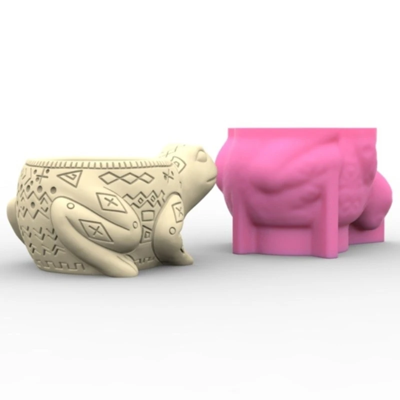 Инновационные силиконовые формы для ваз цветов лягушек гибкие орнаментов