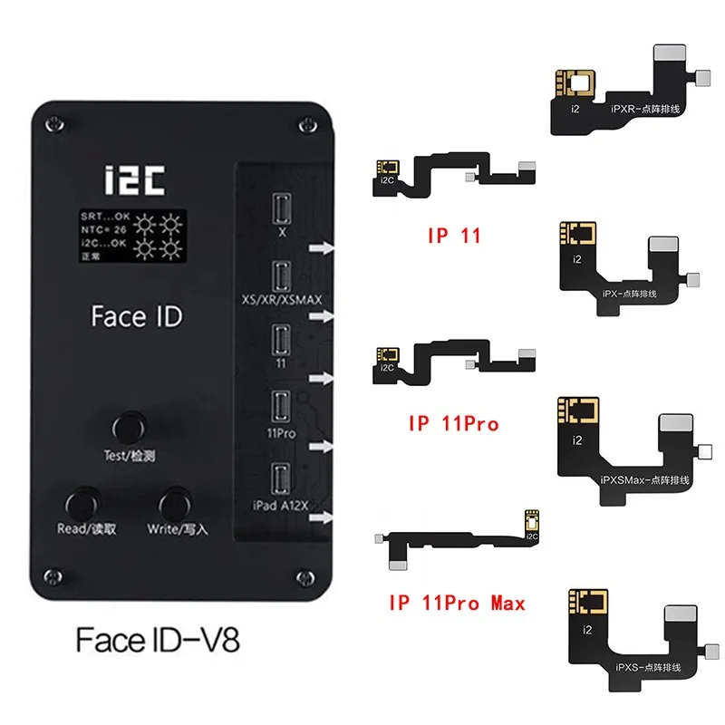 

QIANLI i2C matrix detection iface V8 Programmer for Fix Phone X XS 11 pro max 12 mini pro max Camera Lattice Repair Face ID Dot