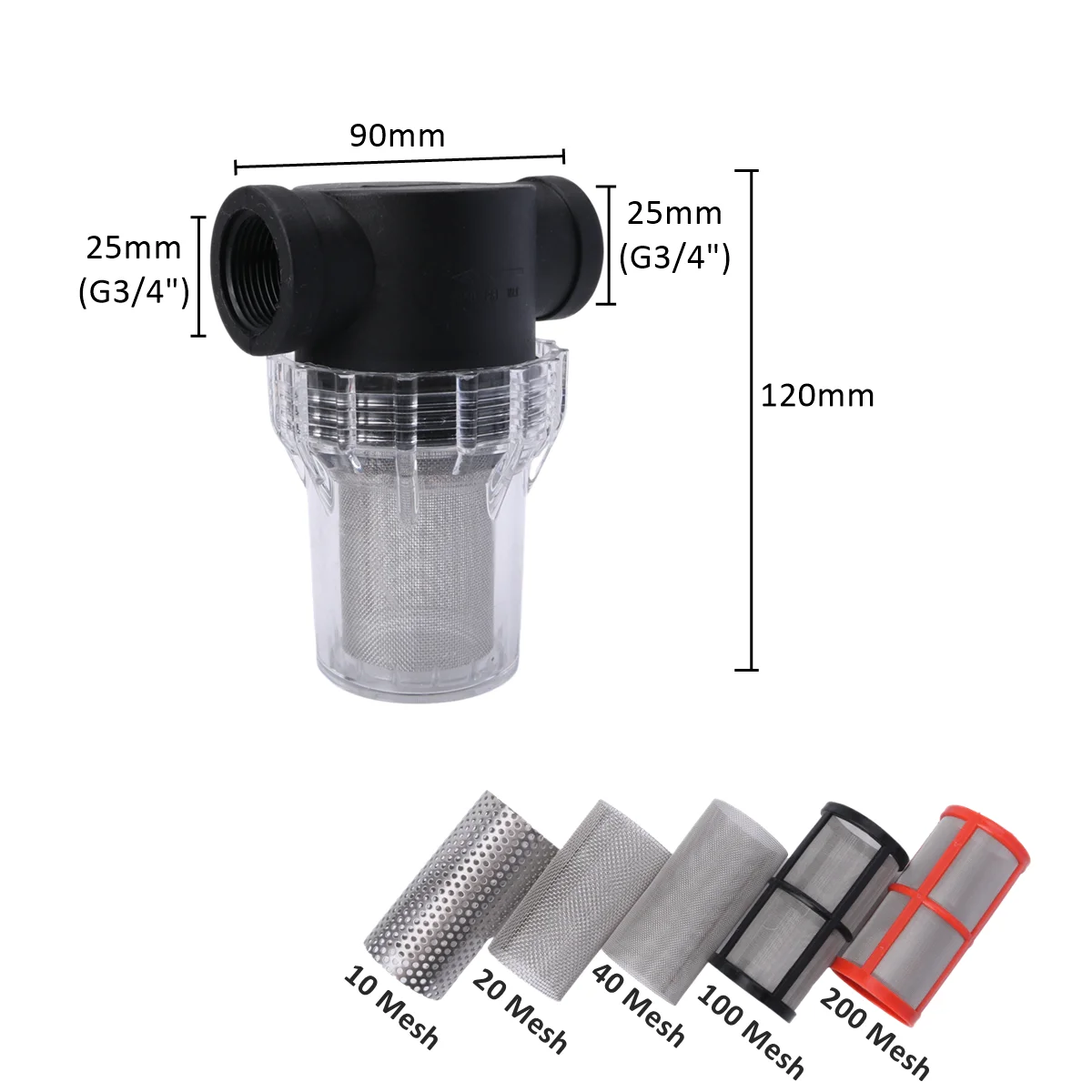 

Фильтр для воды UP-CLOUD 1/2" 3/4" 1"