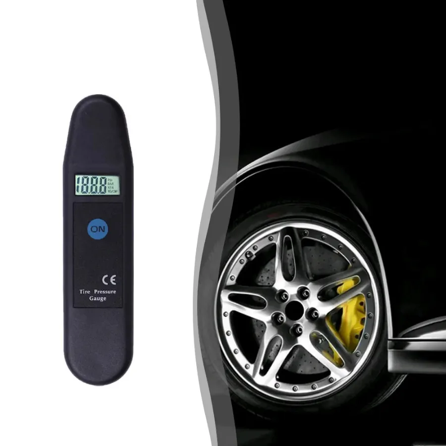 Цифровой манометр для автомобильных шин измеритель давления воздуха в шинах с