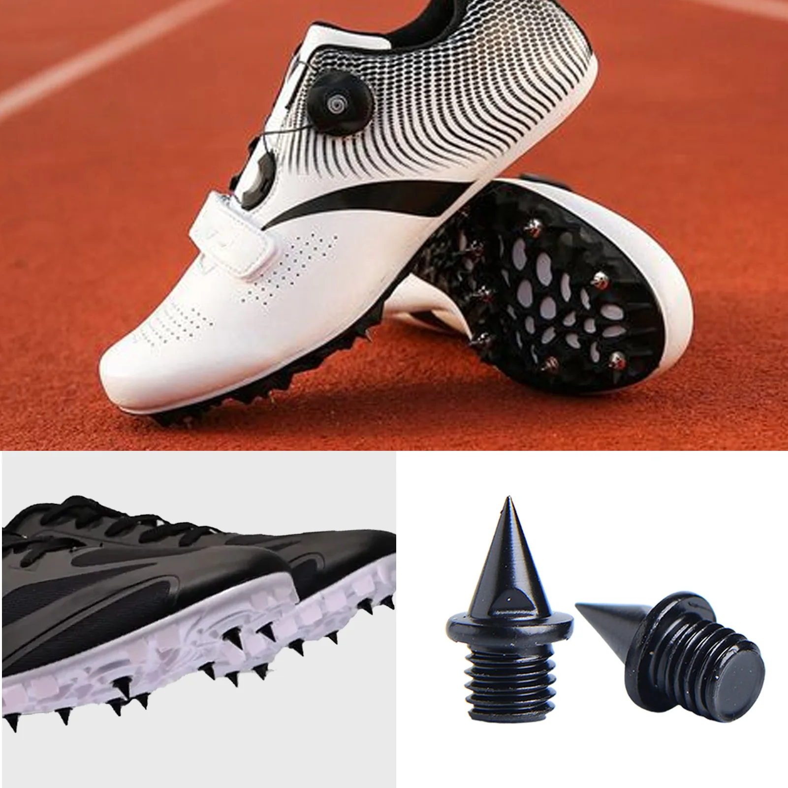 

Track Spikes Cross Country Spikes Shoe Spikes Track Shoe Spikes Prevent Slipping Increase Running Speed Pyramid-shaped Hard