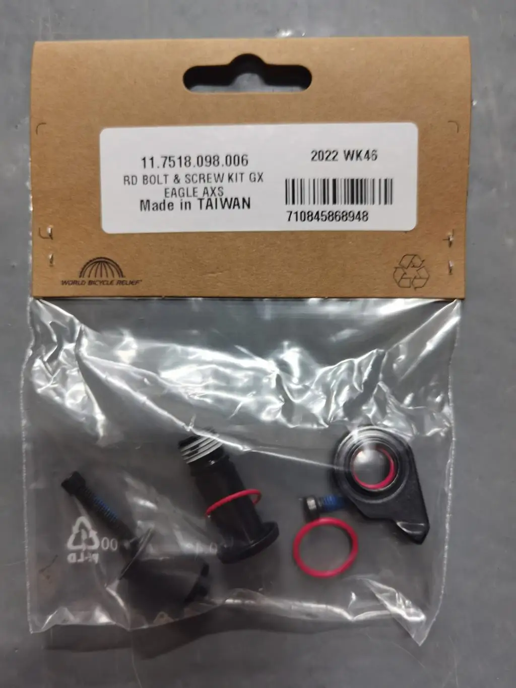 

Комплект болтов и винтов SRAM 11.7518.098.006 RD GX EAGLE AXS 2022 WK46
