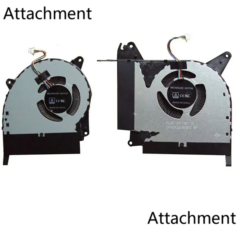 Новый вентилятор охлаждения процессора графического для Asus ROG Strix RTX SCAR II GL704 GL704G S7C