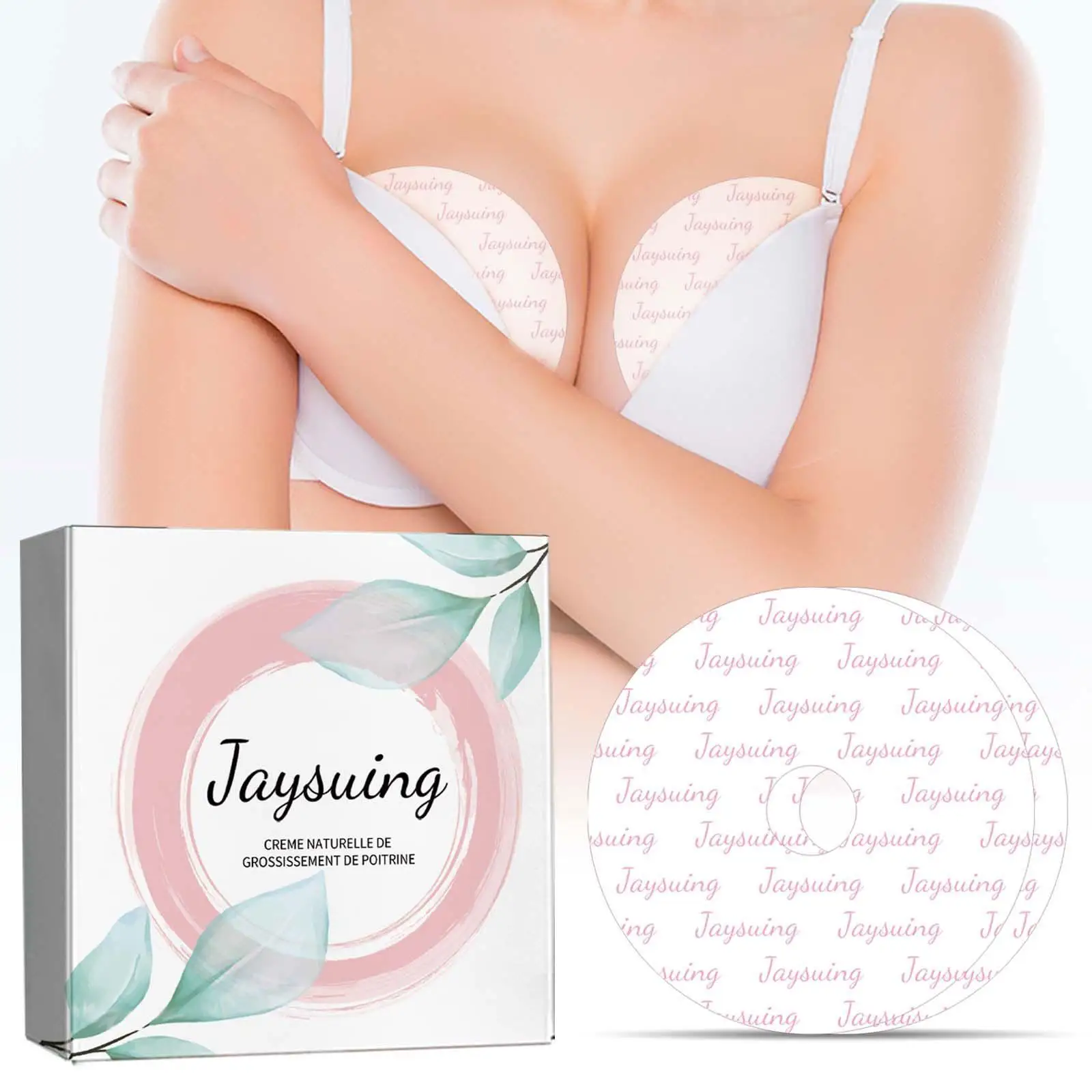 

Chest Sticking Waterproof Breathable Soft Breast Lift Tape Self-adhesive Body Chest Patch Round Shape