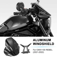 motorcycle accessories for honda cmx1100 rebel 2021 2022 windshield windscreen aluminum wind shield deflectore cmx 1100