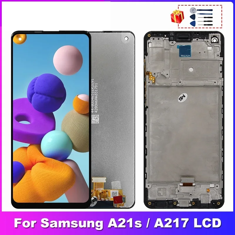 

2022 6,5 "Оригинальный ЖК-дисплей для Samsung Galaxy A21S дисплей A217F A217 сенсорный экран дигитайзер дисплей для Galaxy A21S ЖК-дисплей