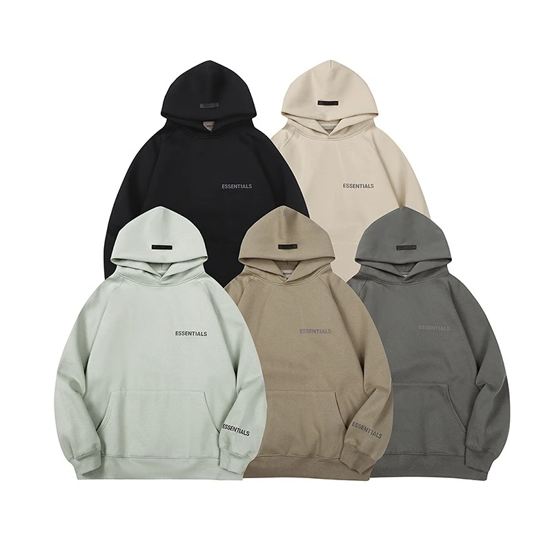 Essentials Hoodie Men's Women's Winter Sweatshirts Chest Letters Printing Oversized Hooded Fashion Hip-hop Hight Street Fleece