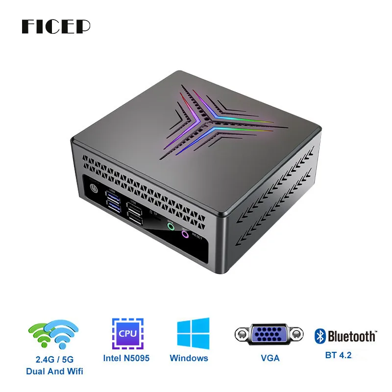 

JK01 N5095 Mini PC Intel 11th Celeron 8G/16G 256G/512G Windows 11 Pro NUC Mini Gaming Computer HDMI-Compatible PK Beelink U59