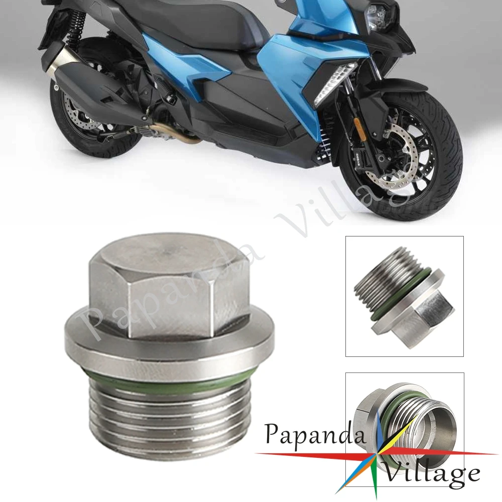 

Модифицированный винт масляного фильтра из нержавеющей стали для мотоцикла, ремонтный винт для BMW C400 C400GT C 400X 400GT 400 X GT 650 VOGE SR4MAX